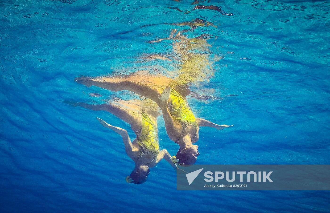 2016 Summer Olympics. Synchronized swimming duets. Technical routine