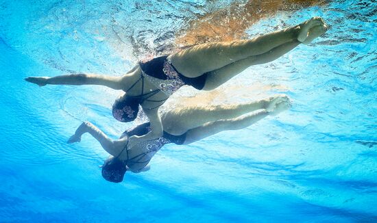 2016 Summer Olympics. Synchronized swimming duets. Technical routine