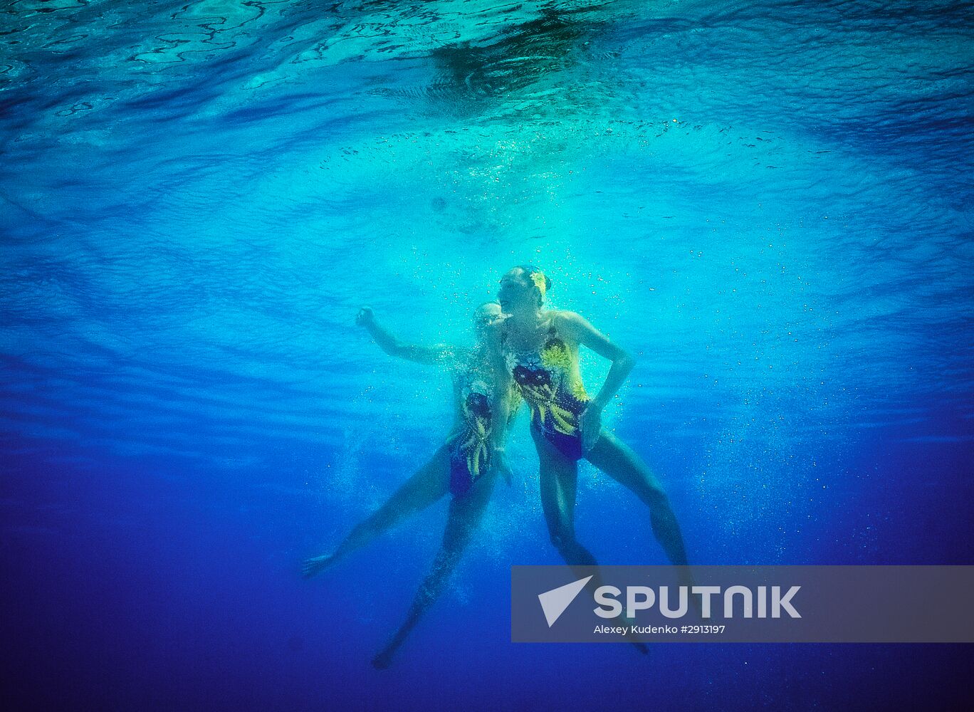 2016 Summer Olympics. Synchronized swimming duets. Technical routine