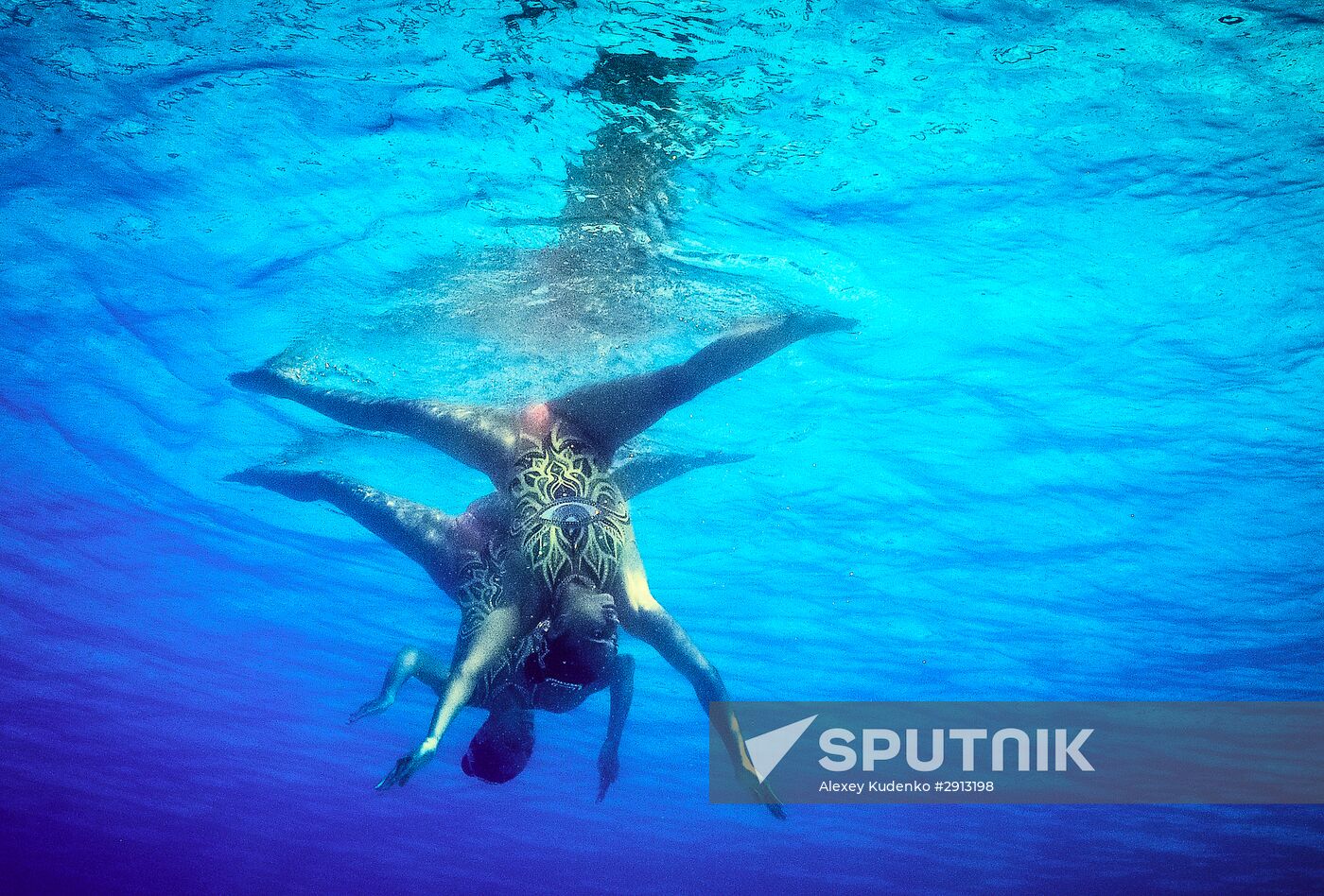 2016 Summer Olympics. Synchronized swimming duets. Technical routine