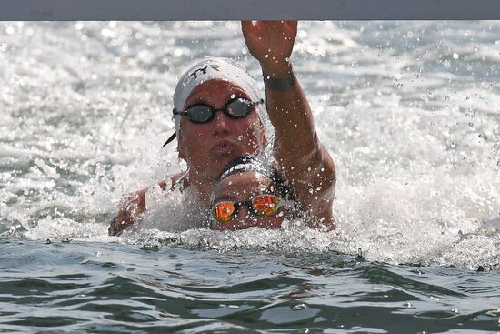 2016 Summer Olympics. Swimming. 10 km open water. Women