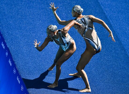 2016 Summer Olympics. Synchronized swimming duets. Technical routine