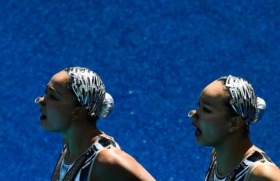 2016 Summer Olympics. Synchronized swimming duets. Technical routine