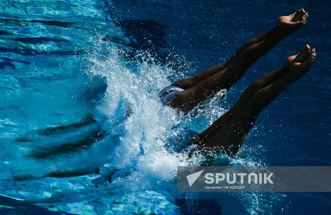 2016 Summer Olympics. Synchronized swimming duets. Technical routine