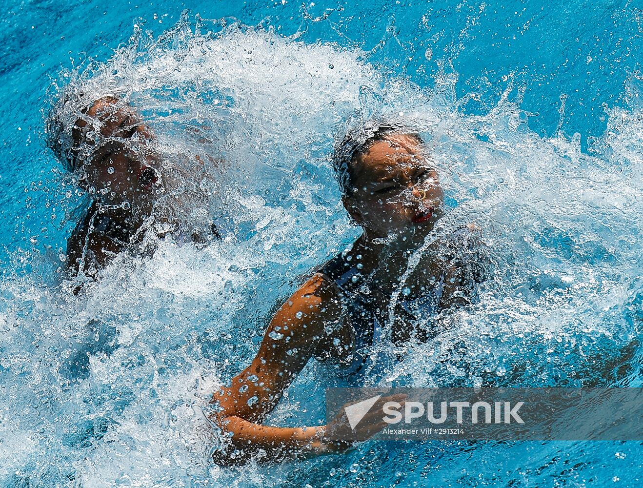 2016 Summer Olympics. Synchronized swimming duets. Technical routine