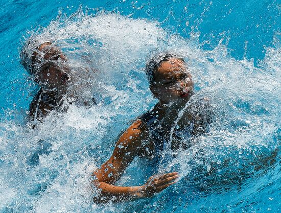 2016 Summer Olympics. Synchronized swimming duets. Technical routine
