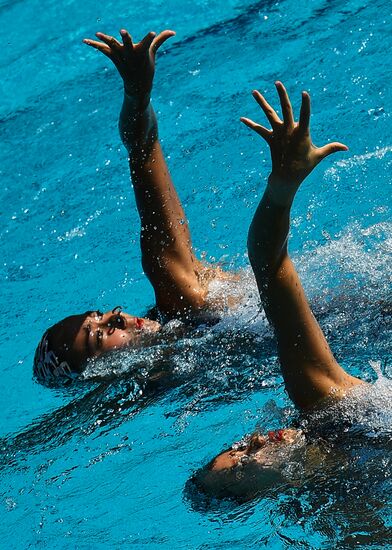 2016 Summer Olympics. Synchronized swimming duets. Technical routine