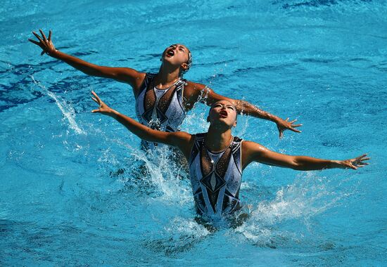 2016 Summer Olympics. Synchronized swimming duets. Technical routine