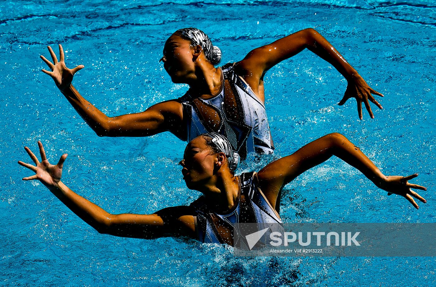 2016 Summer Olympics. Synchronized swimming duets. Technical routine