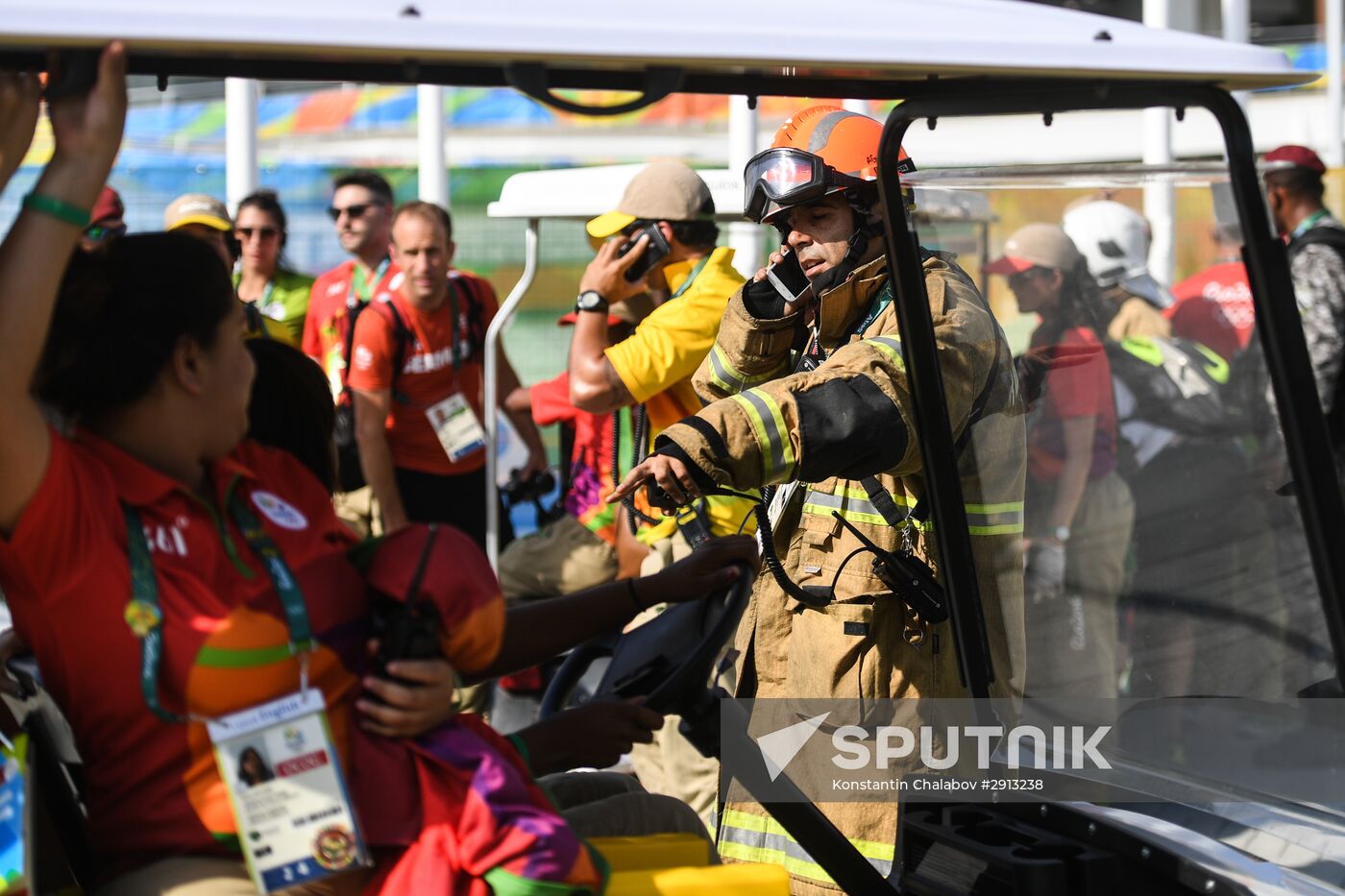 People injured as TV camera falls at Olympic Park