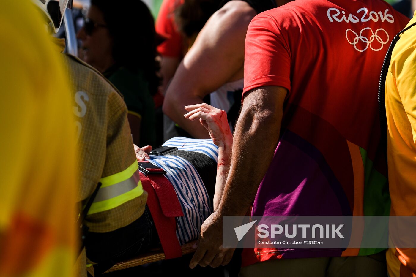 People injured as TV camera falls at Olympic Park