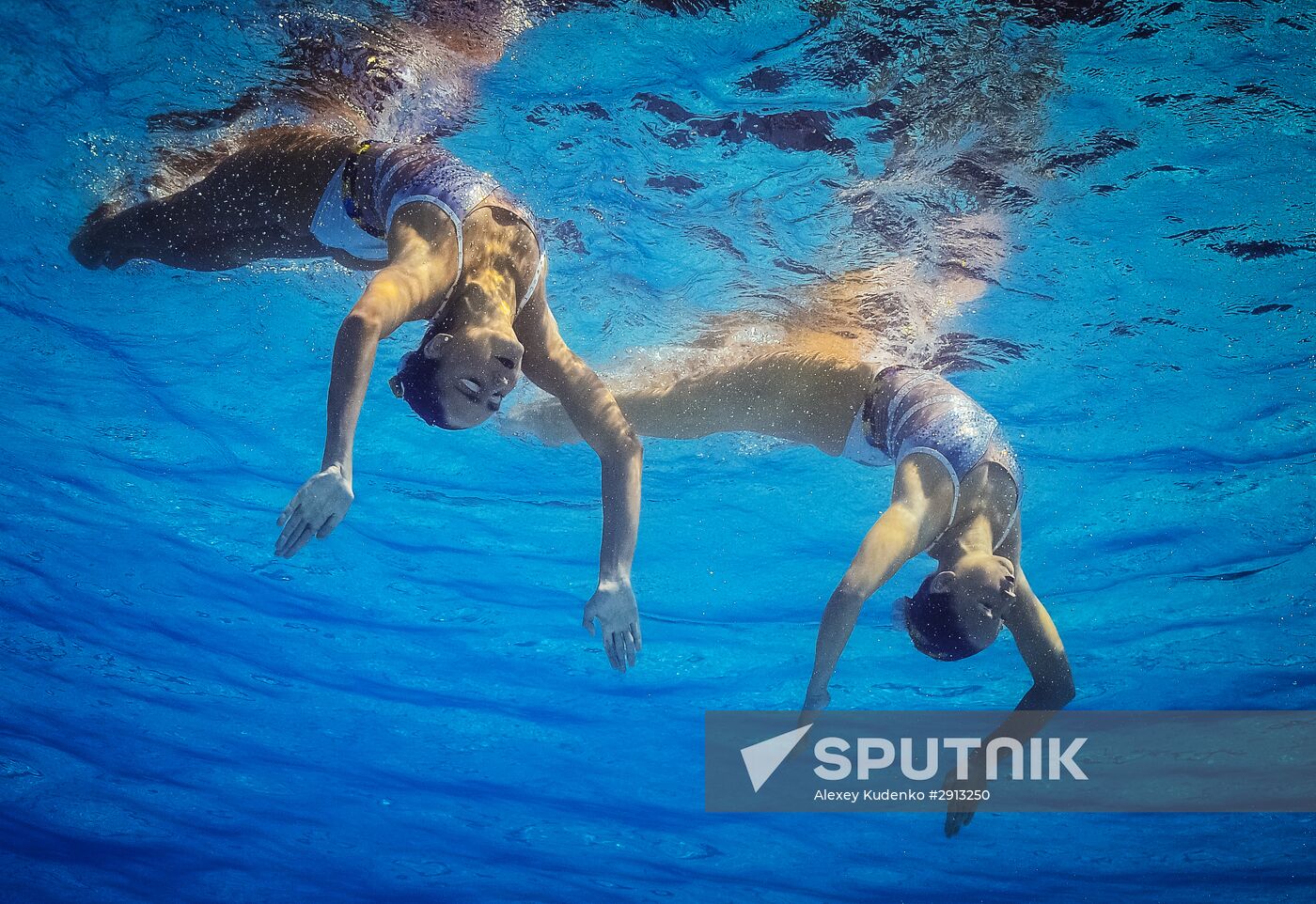 2016 Summer Olympics. Synchronized swimming duets. Technical routine