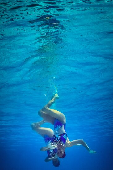 2016 Summer Olympics. Synchronized swimming duets. Technical routine