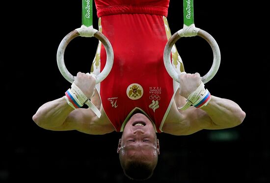 2016 Summer Olympics. Artistic gymnastics. Men's still rings