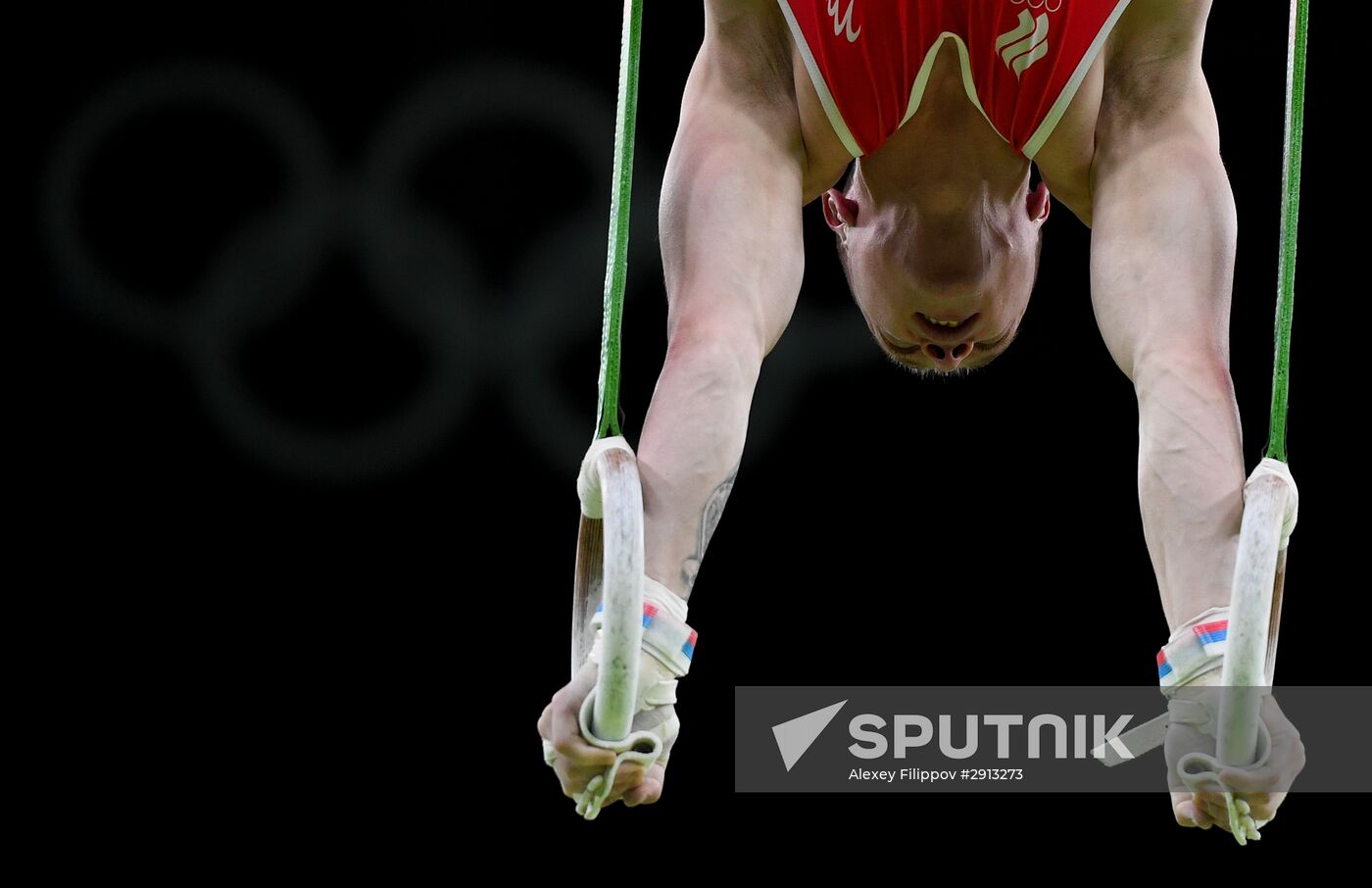 2016 Summer Olympics. Artistic gymnastics. Men's still rings