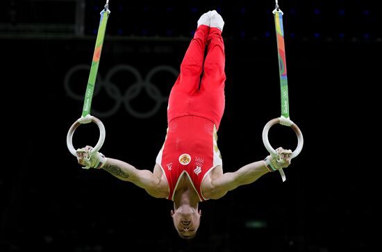 2016 Summer Olympics. Artistic gymnastics. Men's still rings
