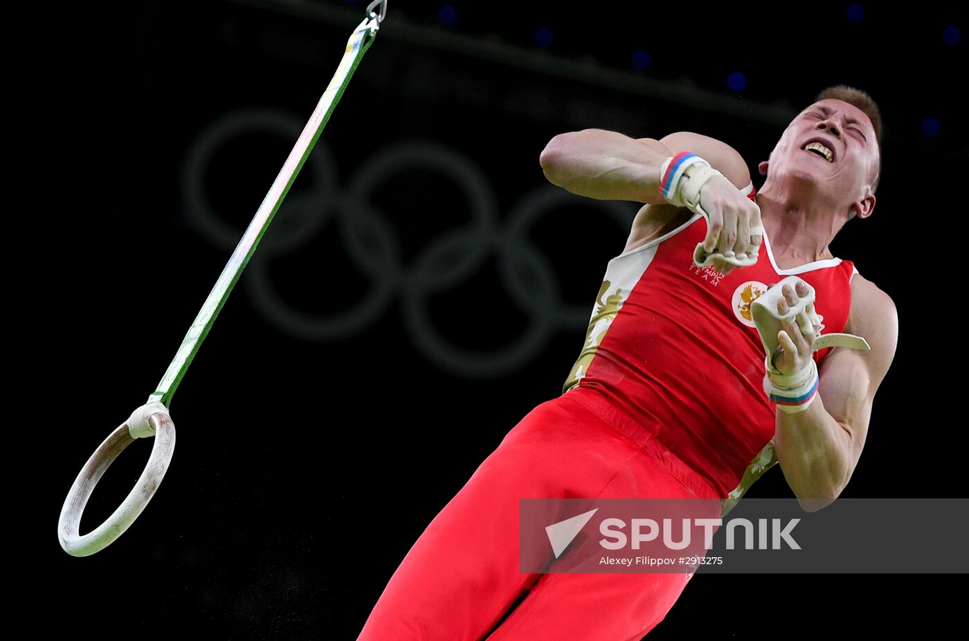 2016 Summer Olympics. Artistic gymnastics. Men's still rings