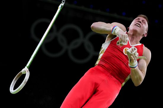 2016 Summer Olympics. Artistic gymnastics. Men's still rings