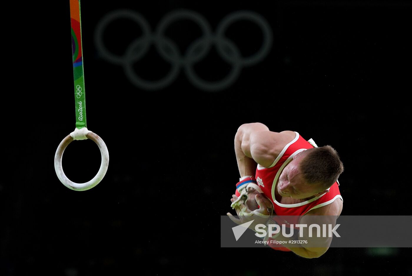 2016 Summer Olympics. Artistic gymnastics. Men's still rings