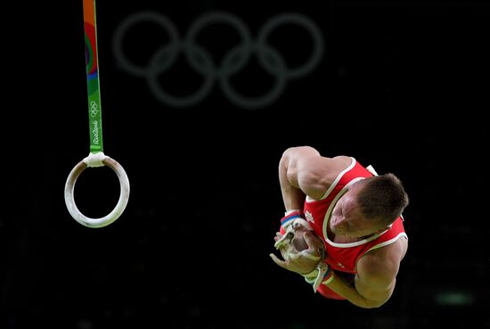 2016 Summer Olympics. Artistic gymnastics. Men's still rings