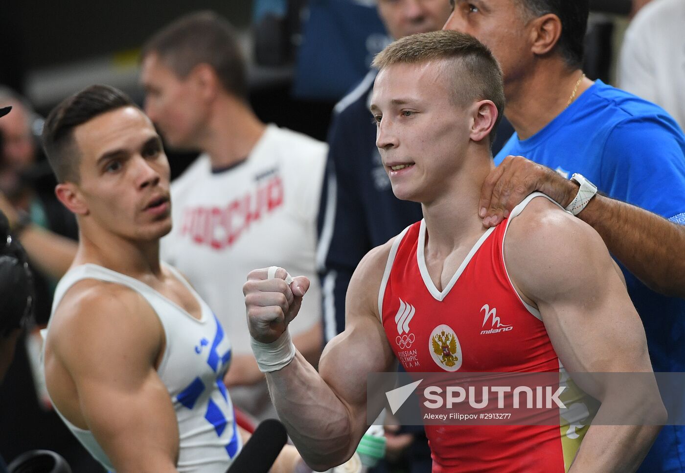 2016 Summer Olympics. Artistic gymnastics. Men's still rings