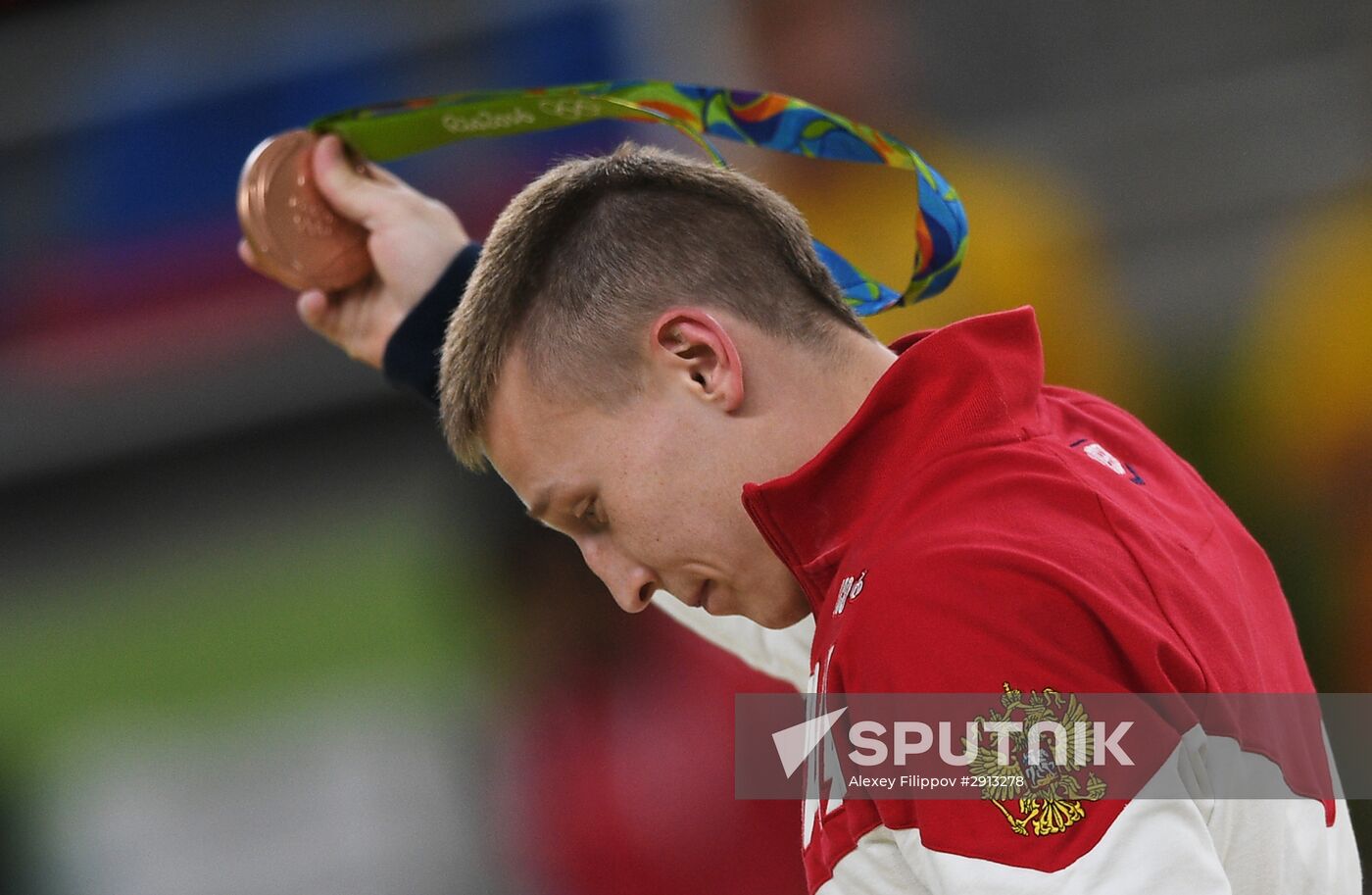2016 Summer Olympics. Artistic gymnastics. Men's still rings