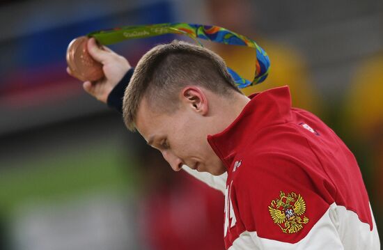 2016 Summer Olympics. Artistic gymnastics. Men's still rings