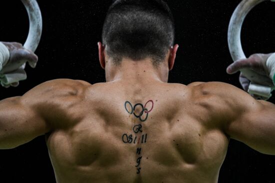 2016 Summer Olympics. Artistic gymnastics. Men's still rings