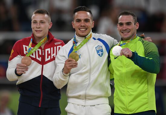 2016 Summer Olympics. Artistic gymnastics. Men's still rings