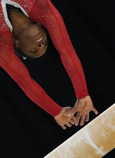 2016 Summer Olympics. Artistic gymnastics. Women. Balance beam