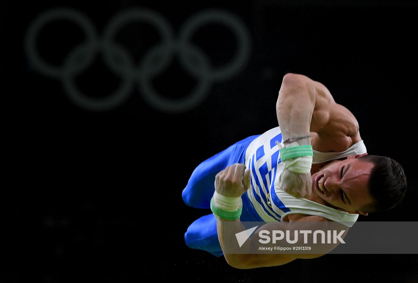 2016 Summer Olympics. Artistic gymnastics. Men's still rings