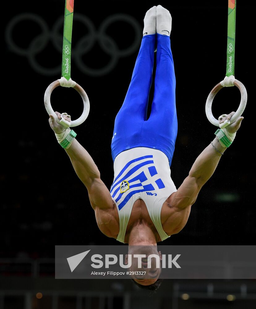 2016 Summer Olympics. Artistic gymnastics. Men's still rings