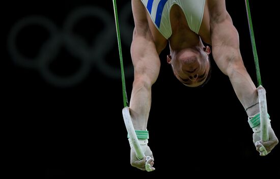 2016 Summer Olympics. Artistic gymnastics. Men's still rings