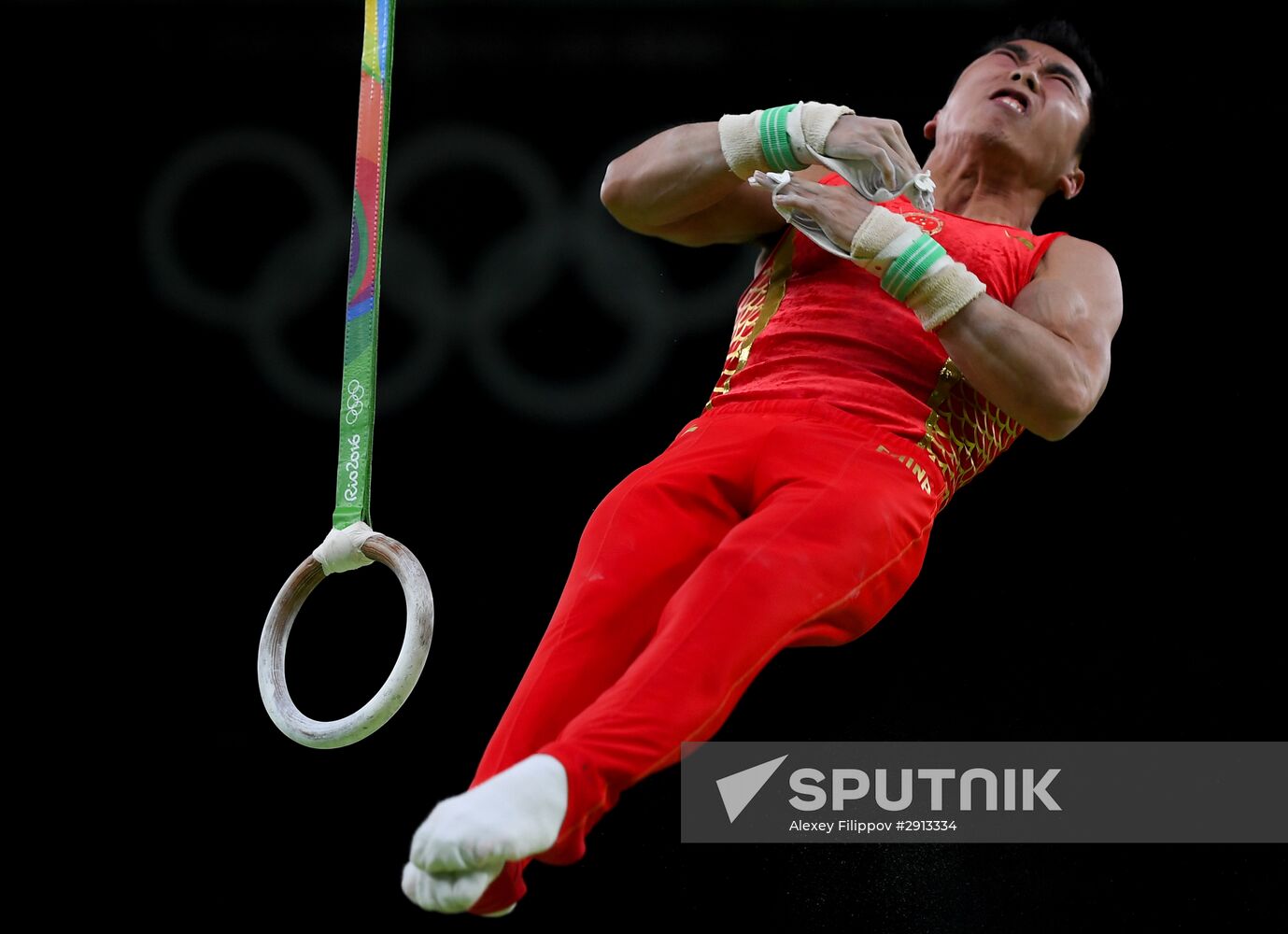 2016 Summer Olympics. Artistic gymnastics. Men's still rings