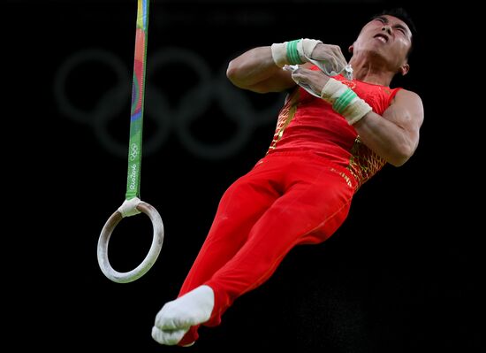 2016 Summer Olympics. Artistic gymnastics. Men's still rings
