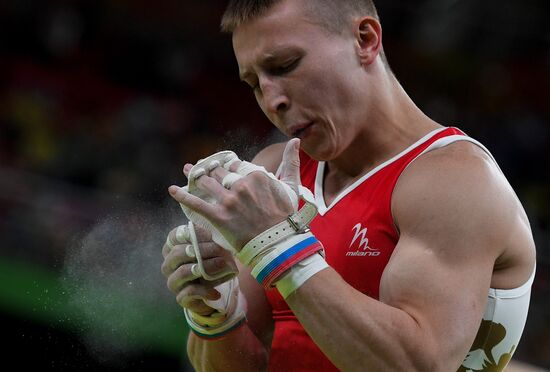 2016 Summer Olympics. Artistic gymnastics. Men's still rings