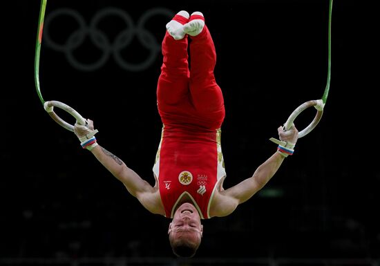 2016 Summer Olympics. Artistic gymnastics. Men's still rings