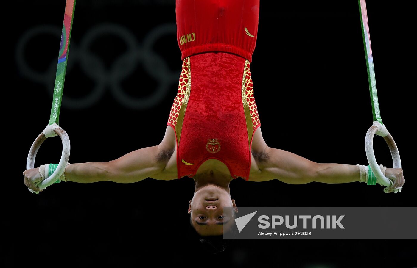 2016 Summer Olympics. Artistic gymnastics. Men's still rings