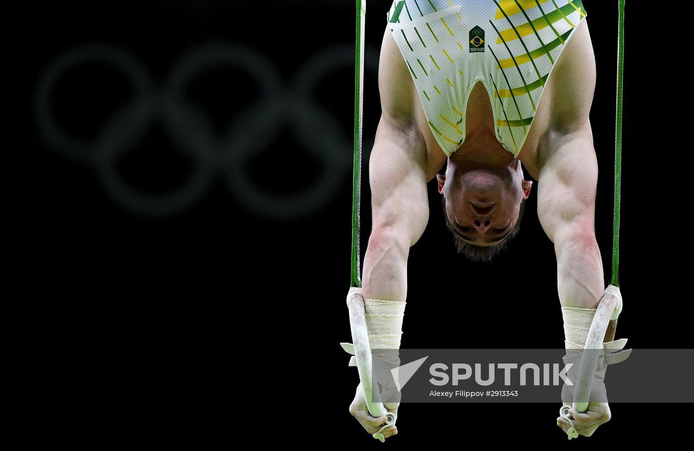 2016 Summer Olympics. Artistic gymnastics. Men's still rings