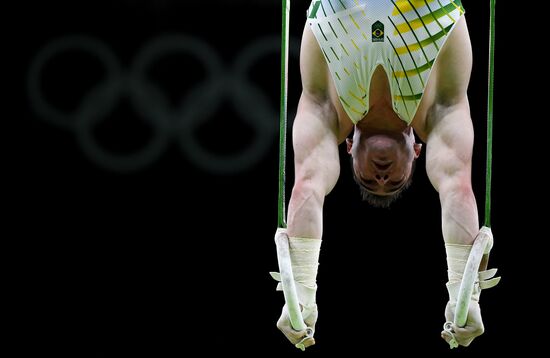 2016 Summer Olympics. Artistic gymnastics. Men's still rings