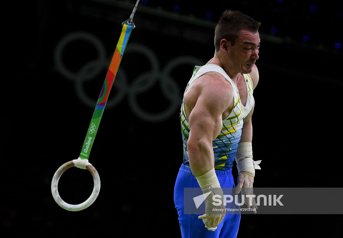 2016 Summer Olympics. Artistic gymnastics. Men's still rings