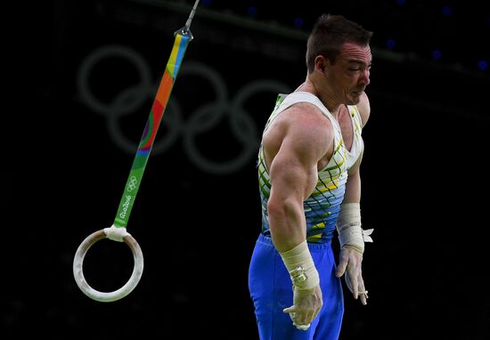 2016 Summer Olympics. Artistic gymnastics. Men's still rings