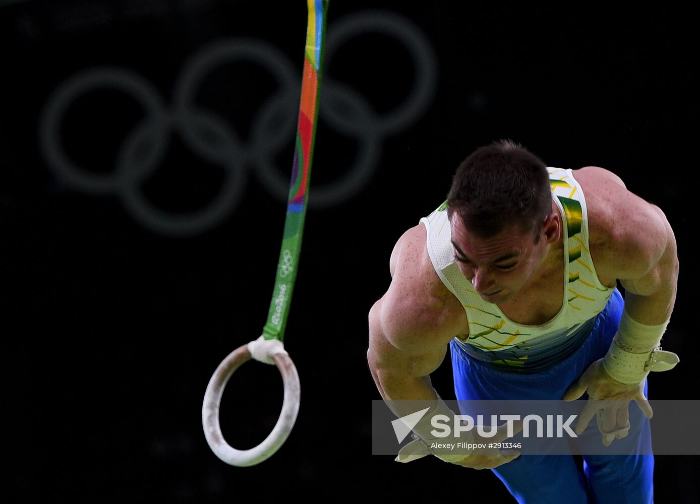 2016 Summer Olympics. Artistic gymnastics. Men's still rings