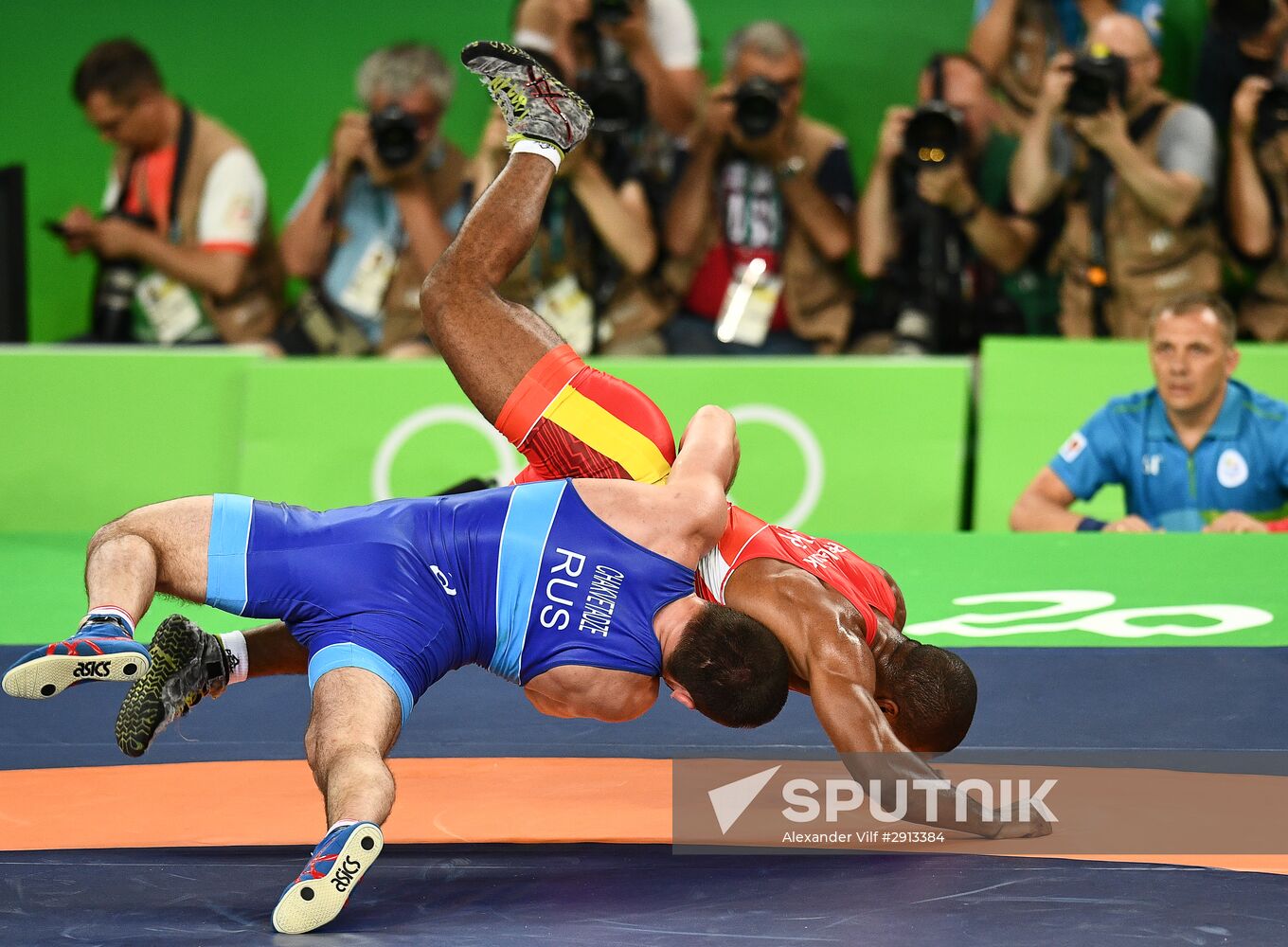 2016 Summer Olympics. Greco-Roman wrestling. Day Two