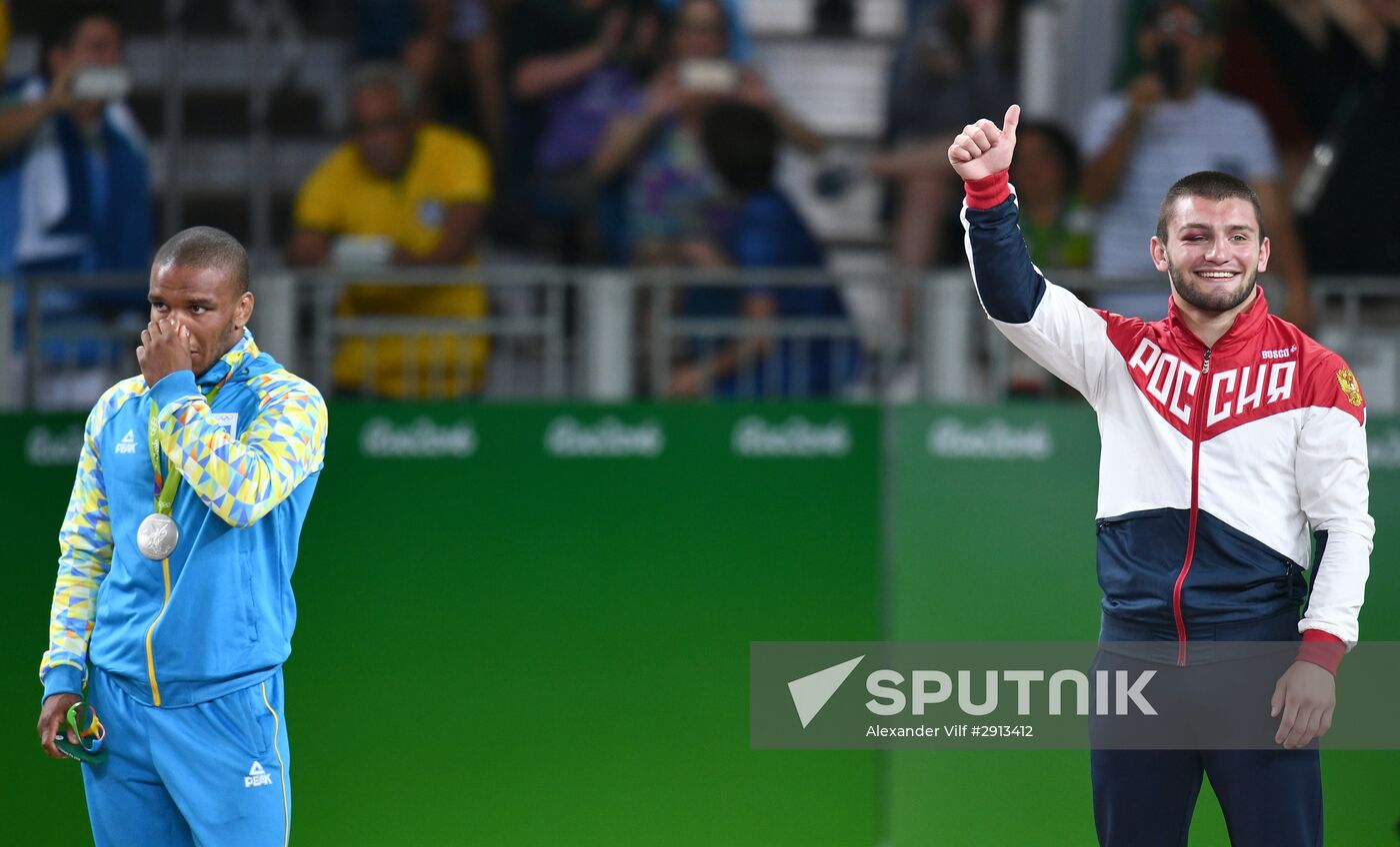 2016 Summer Olympics. Greco-Roman wrestling. Day Two