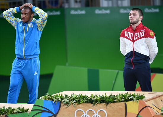 2016 Summer Olympics. Greco-Roman wrestling. Day Two