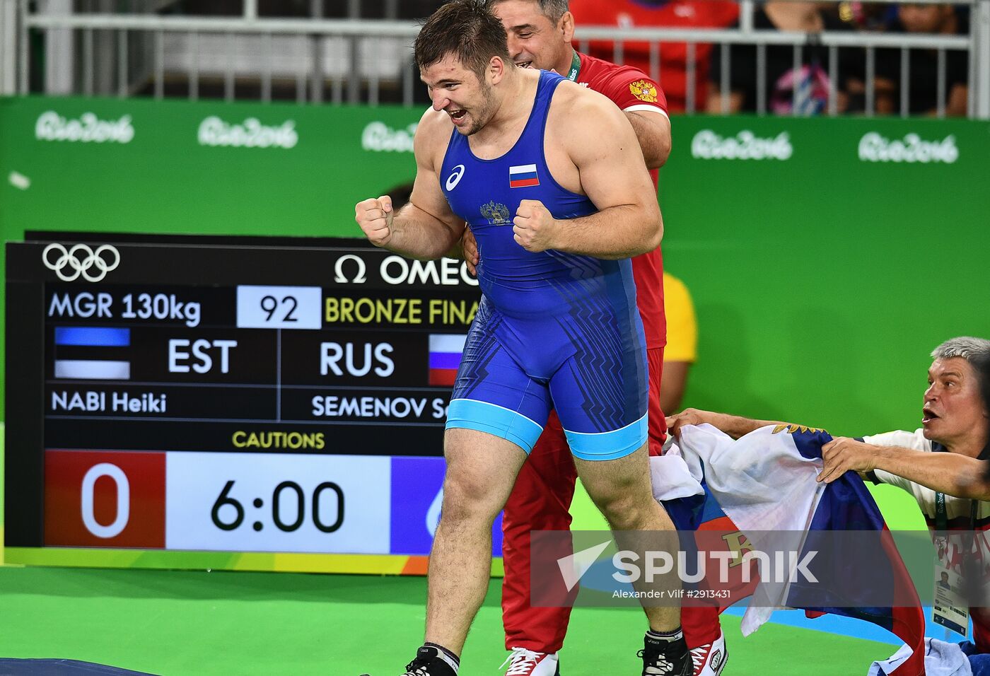 2016 Summer Olympics. Greco-Roman wrestling. Day Two