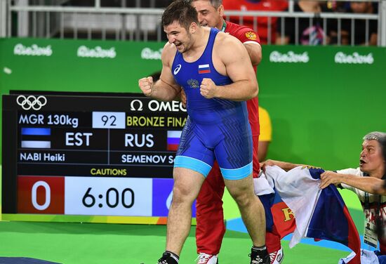 2016 Summer Olympics. Greco-Roman wrestling. Day Two