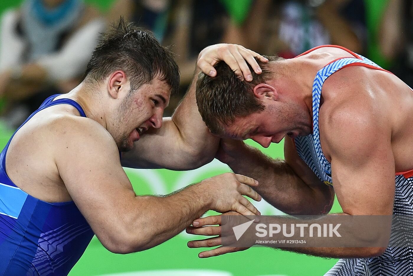 2016 Summer Olympics. Greco-Roman wrestling. Day Two