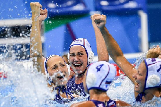 2016 Summer Olympics. Water polo. Women. Russia vs. Spain